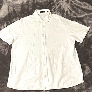 VINCE Cream Knit Shirt MEN